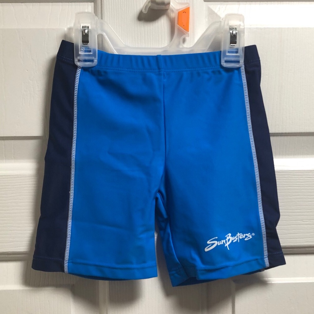 NWT! SunBusters ☀️ Boys Swim Shorts UPF 50+ Sun Protection Size 4-5 Years
